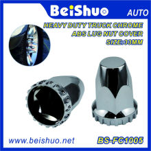 Quick Silver Chrome Plastic Truck Lug Nut Covers